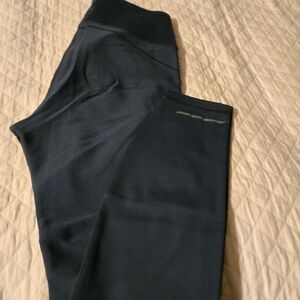 Athleta Dark Charcoal Blue High-Rise Performance Leggings Sz Small